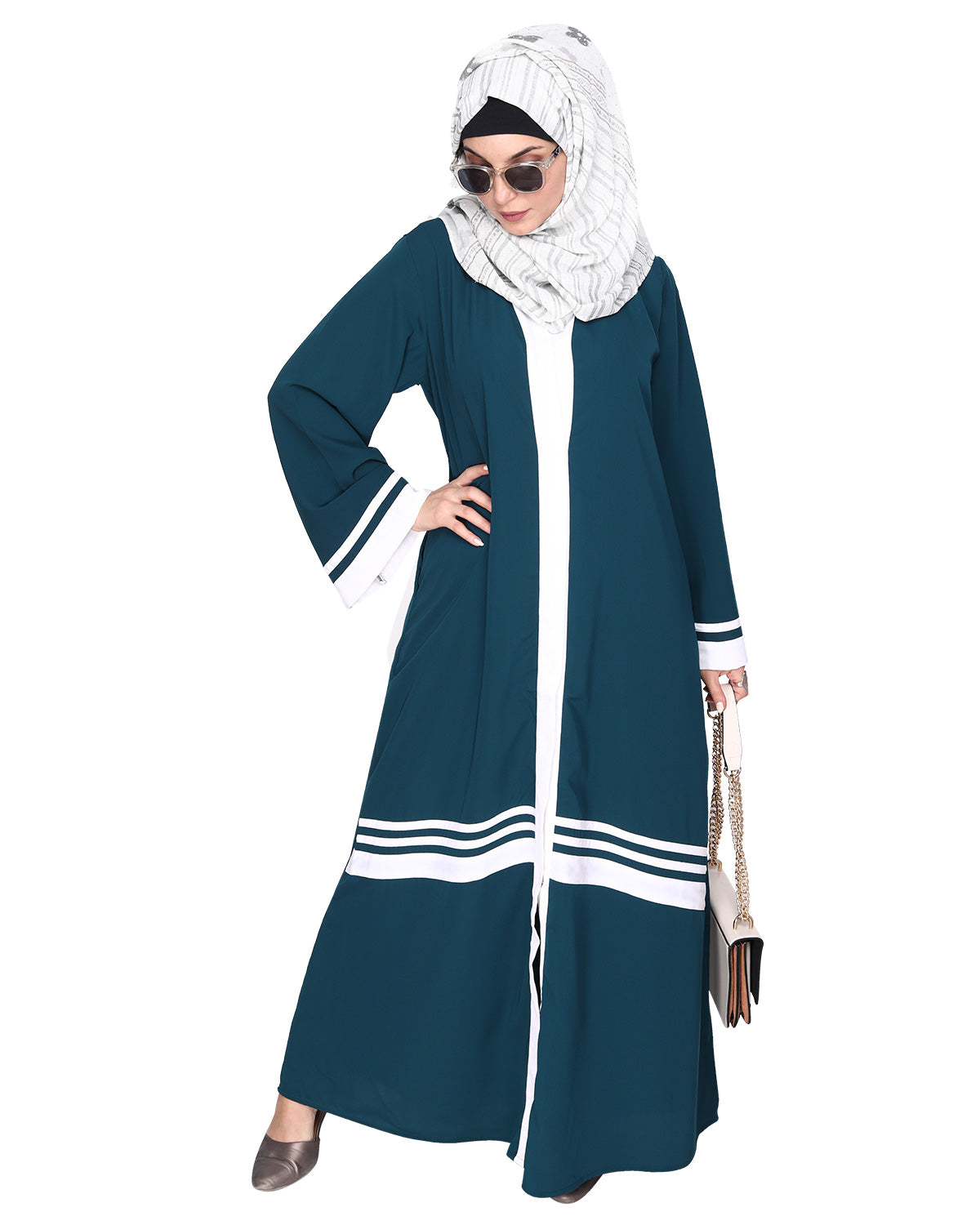 Elementary Abaya Bottle Green