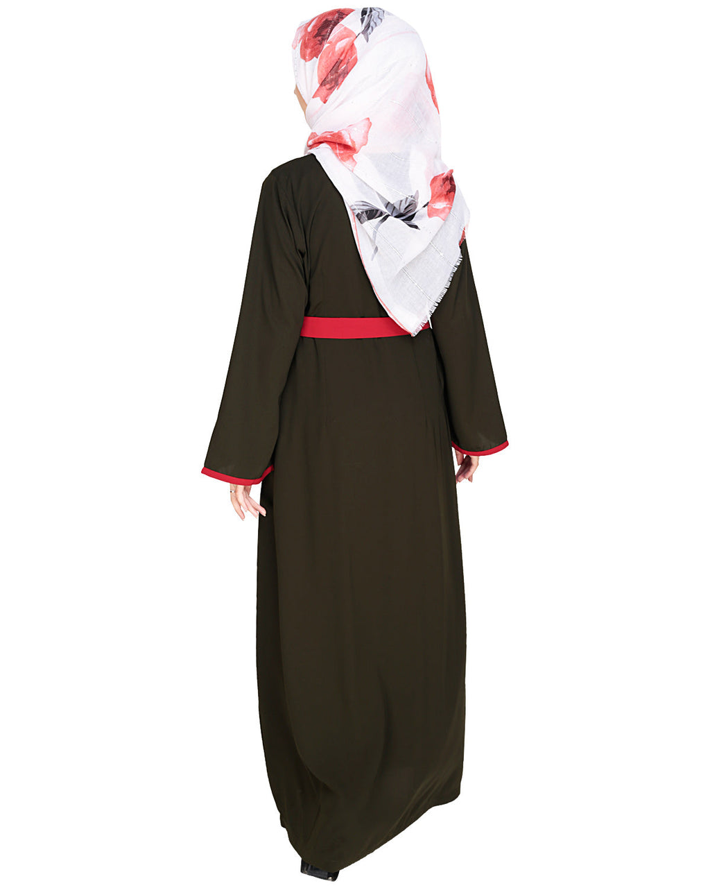 Vougish Angarkha Abaya Olive