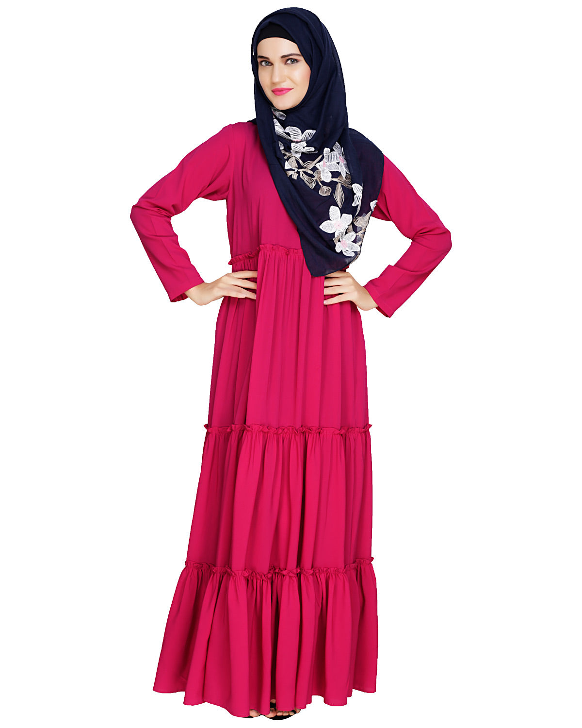 Modest Abaya Fuschia