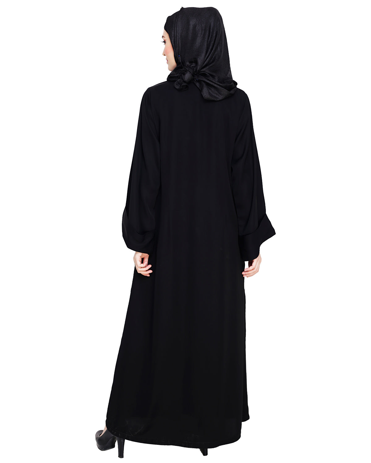 Regal Dubai Style Abaya Black