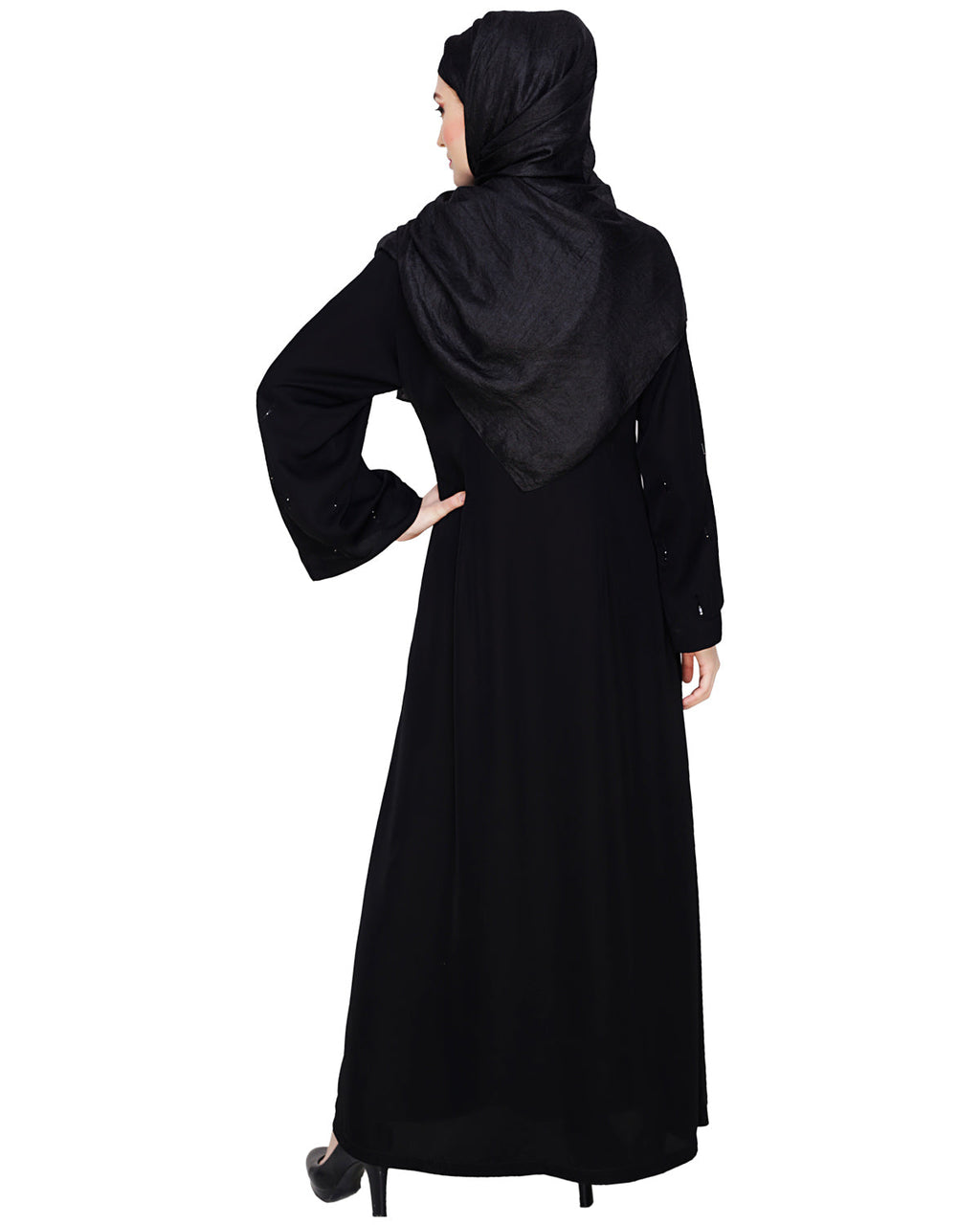 Stardust Dubai Style Abaya Black XS