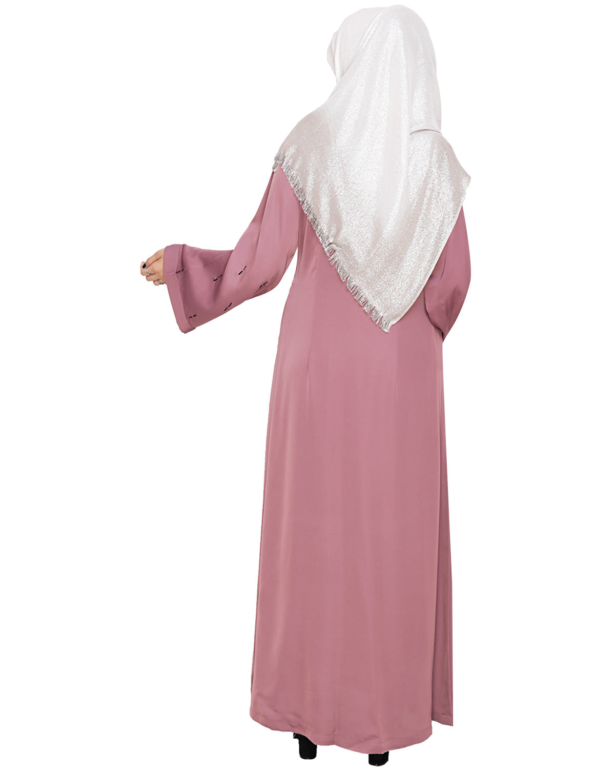 Stardust Dubai Style Abaya Onion Pink