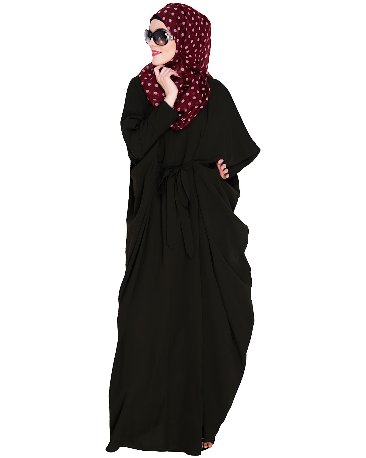 Bow Embellished Kaftan Olive