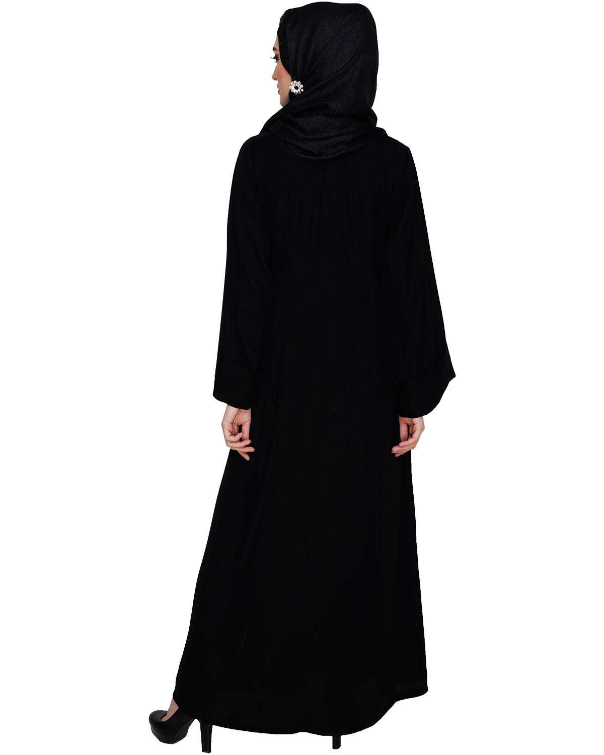 Exclusive Black Dubai Style Abaya Black