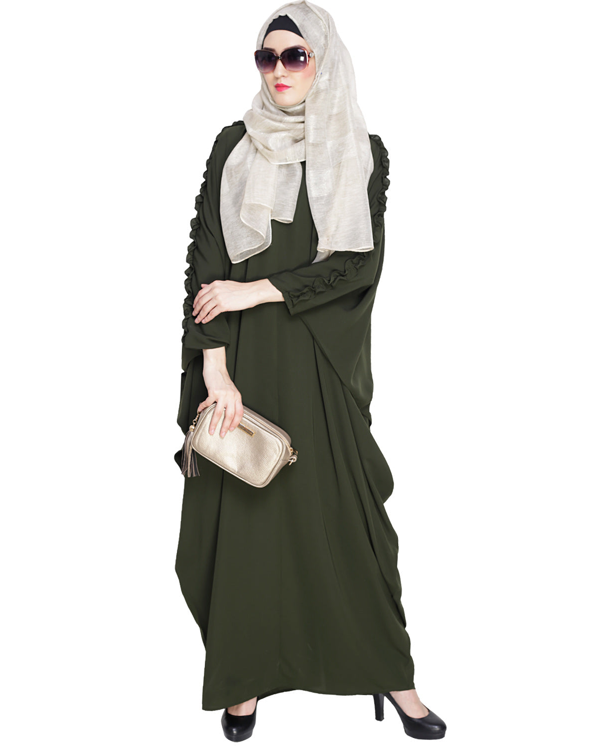 Dreamy Black Kaftan Olive