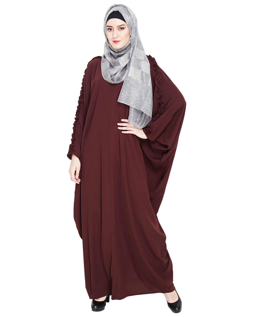 Dreamy Black Kaftan Onion Pink