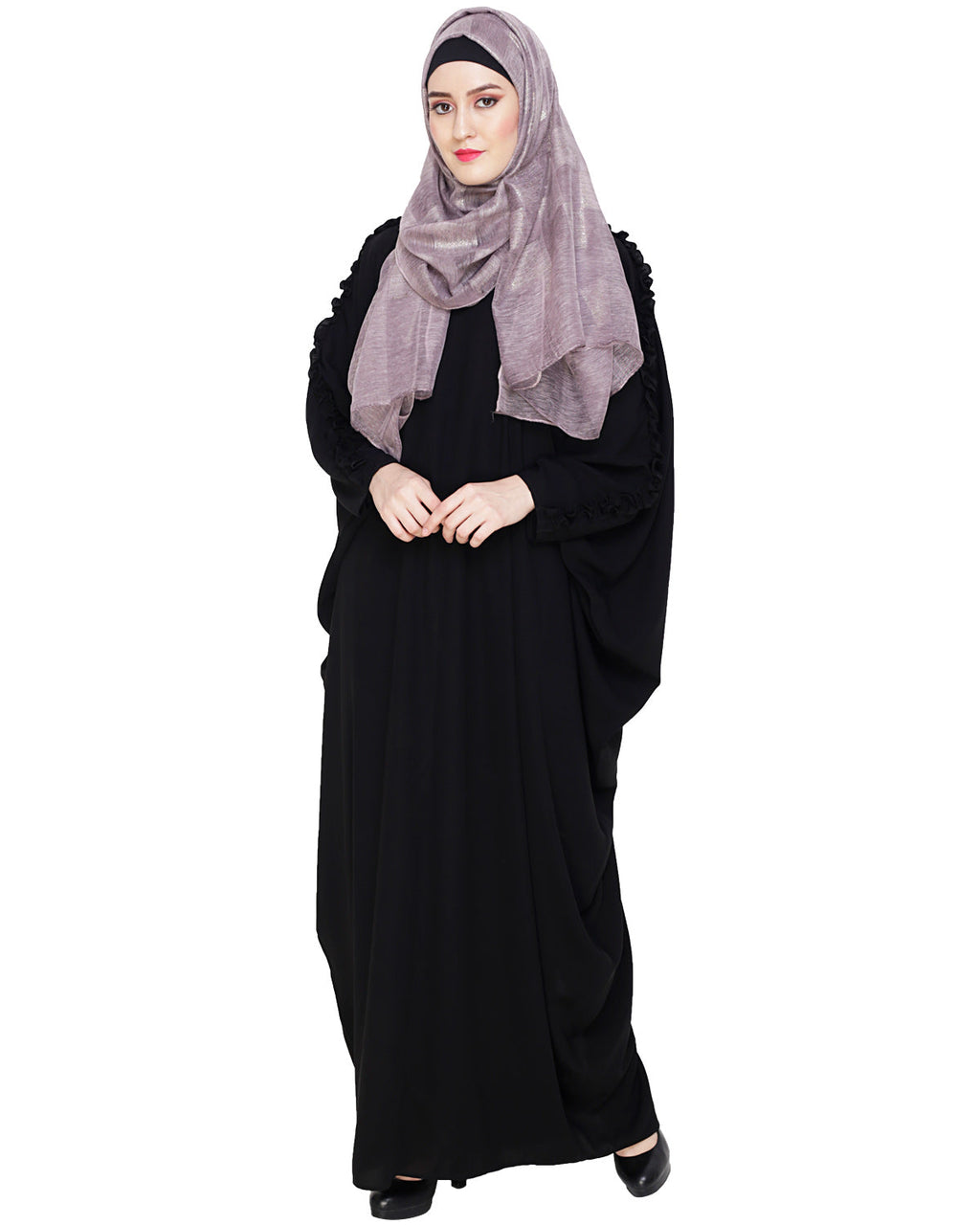 Dreamy Black Kaftan Onion Pink
