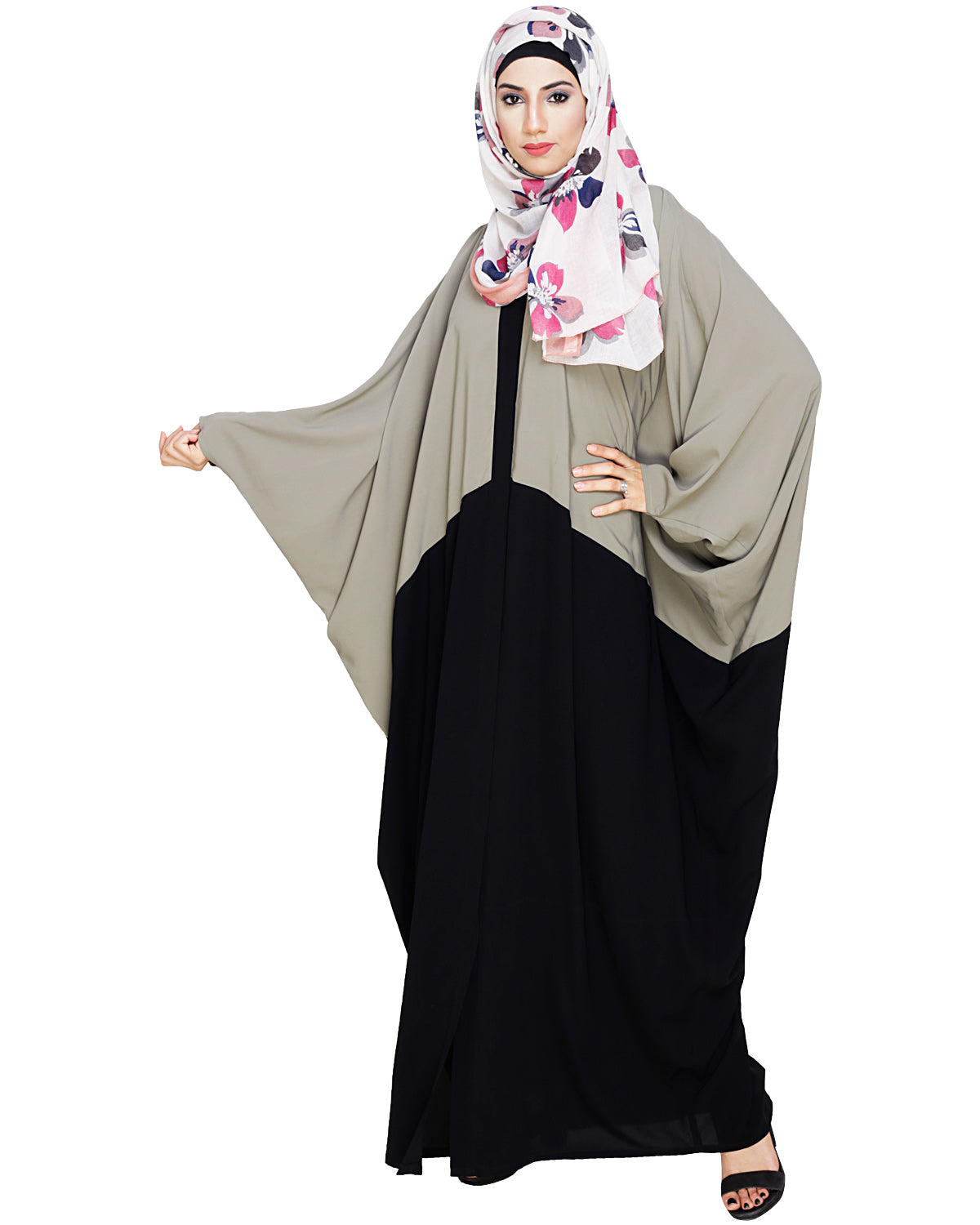 Spiffy Black and Blue Kaftan Blue Black
