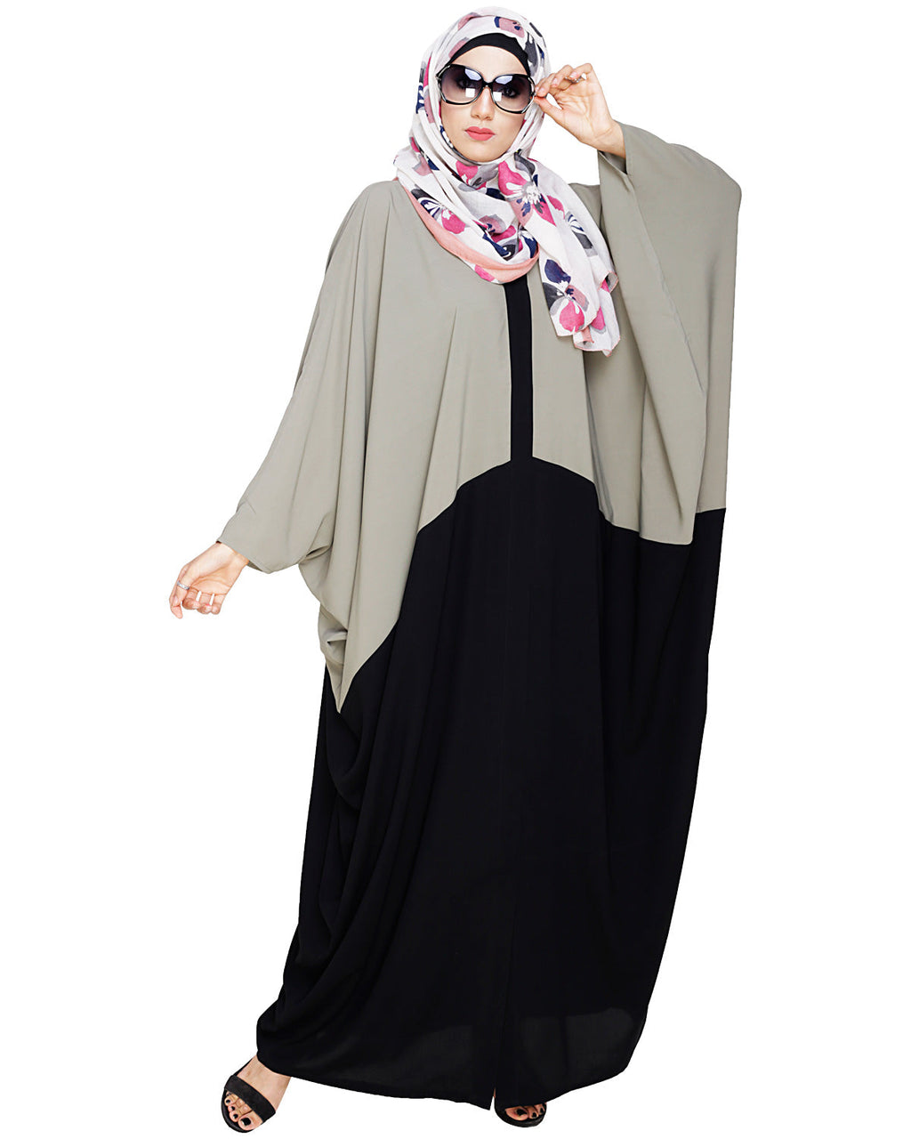Spiffy Black and Blue Kaftan Blue Black
