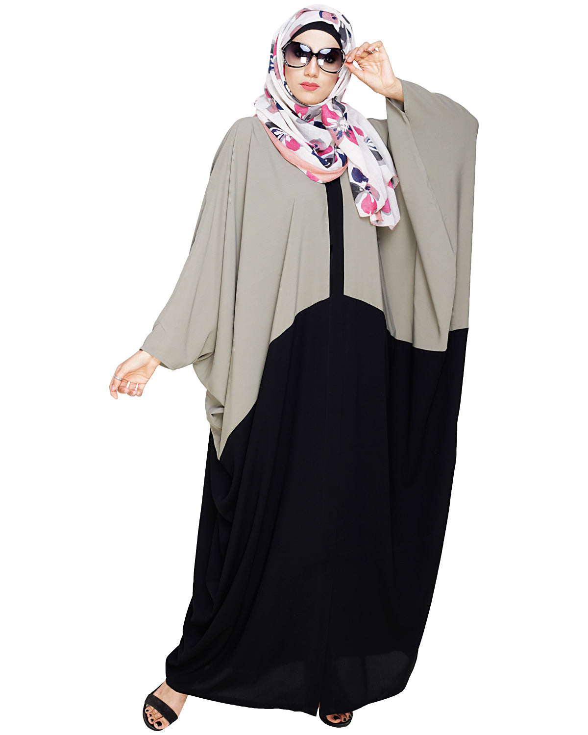 Spiffy Black and Blue Kaftan Blue Black