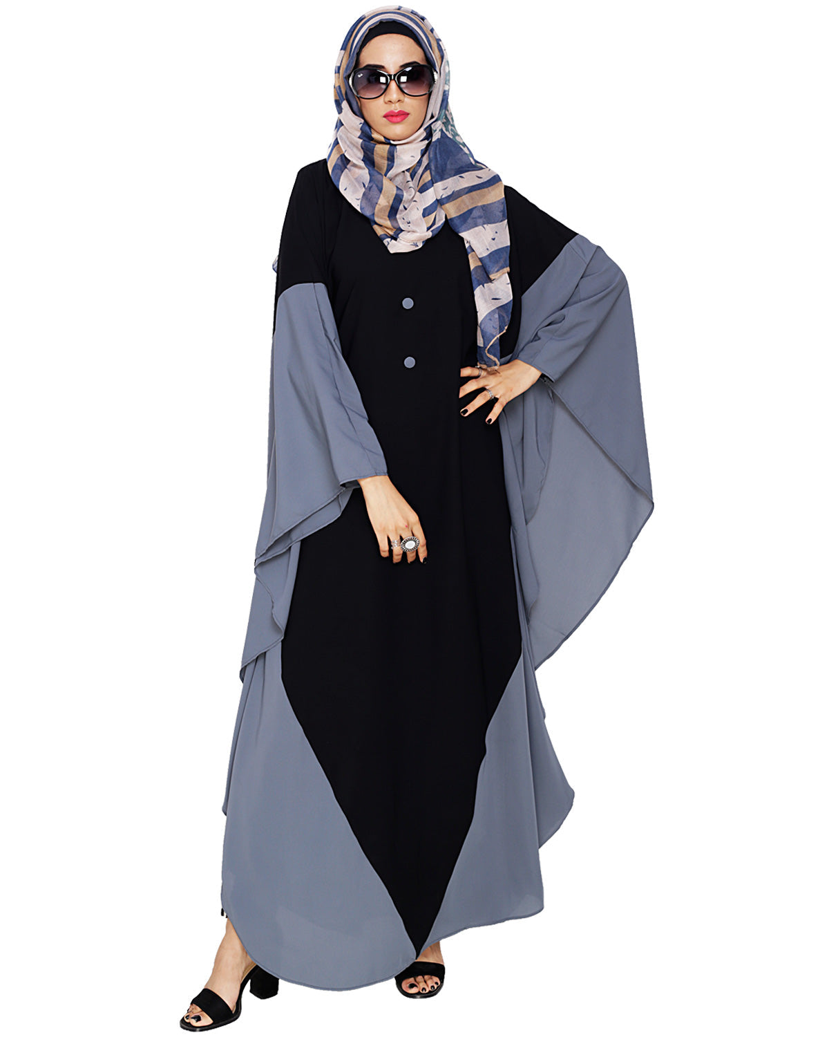 Aesthetic Kaftan Grey