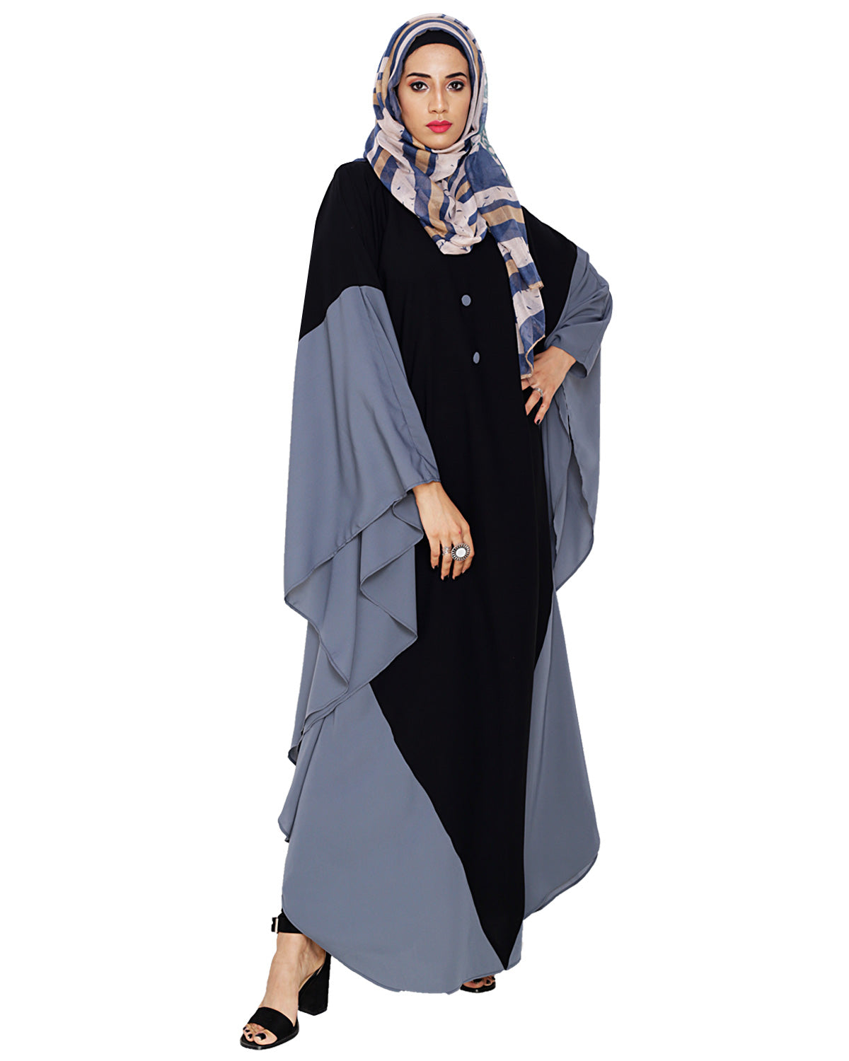 Aesthetic Kaftan Grey