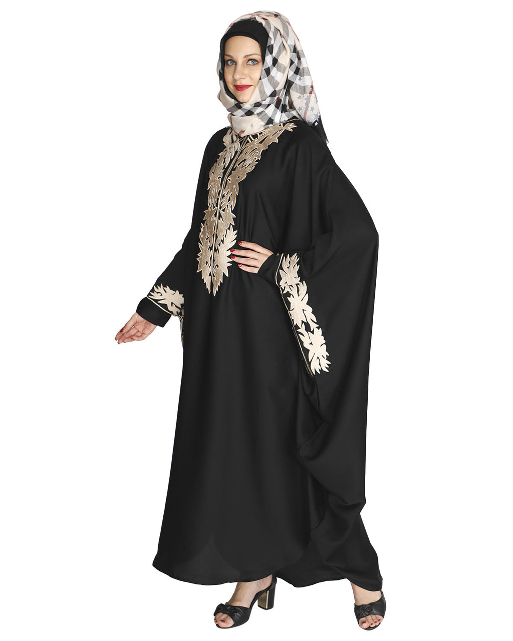 Aesthetically Elegent Kaftan Black