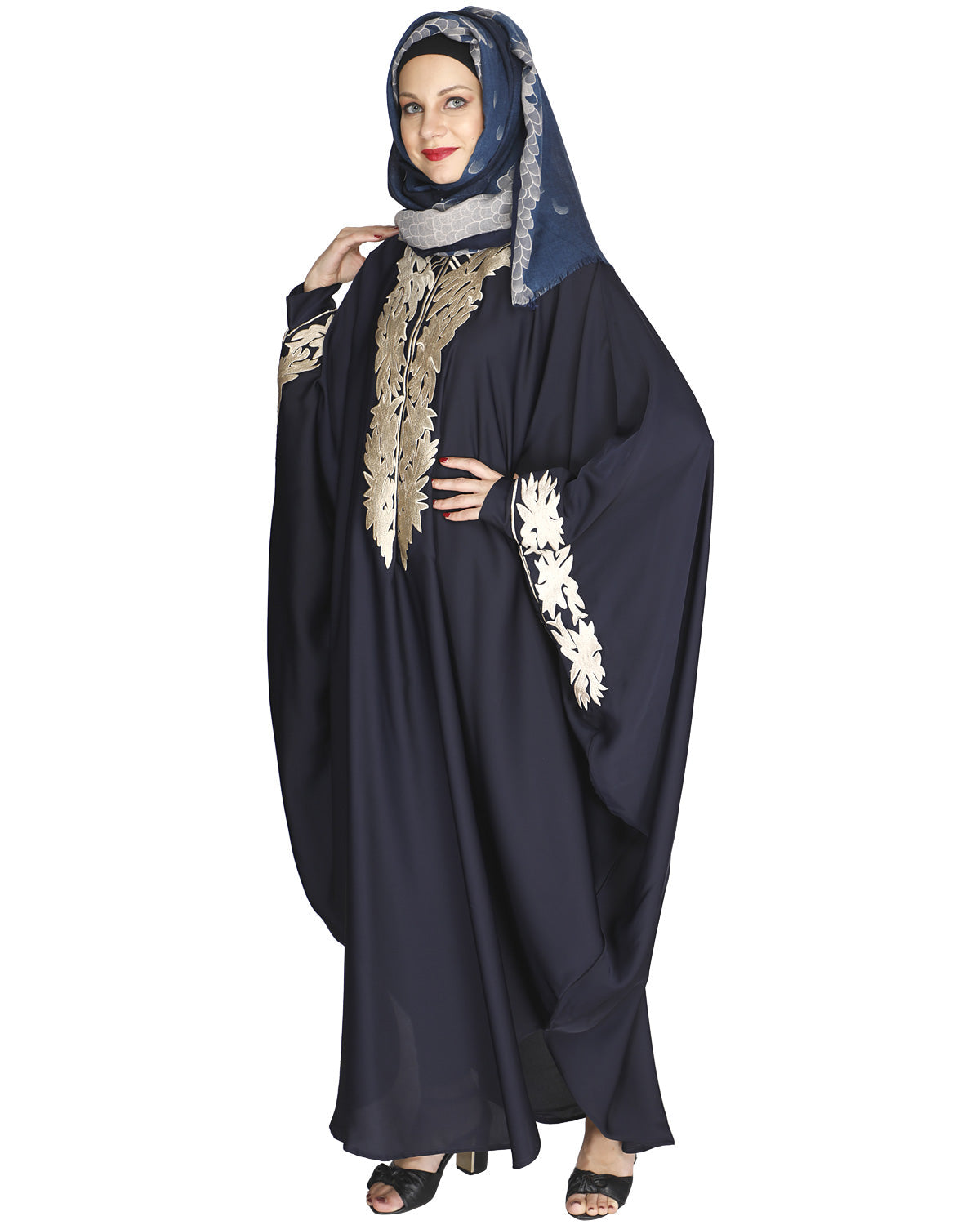 Aesthetically Elegent Kaftan Blue