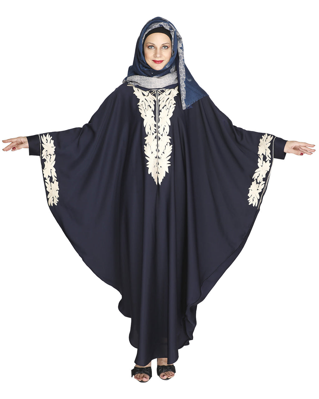 Aesthetically Elegent Kaftan Blue
