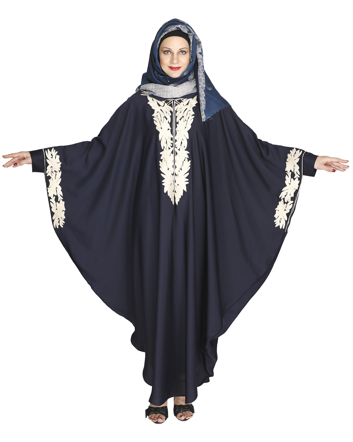 Aesthetically Elegent Kaftan Blue