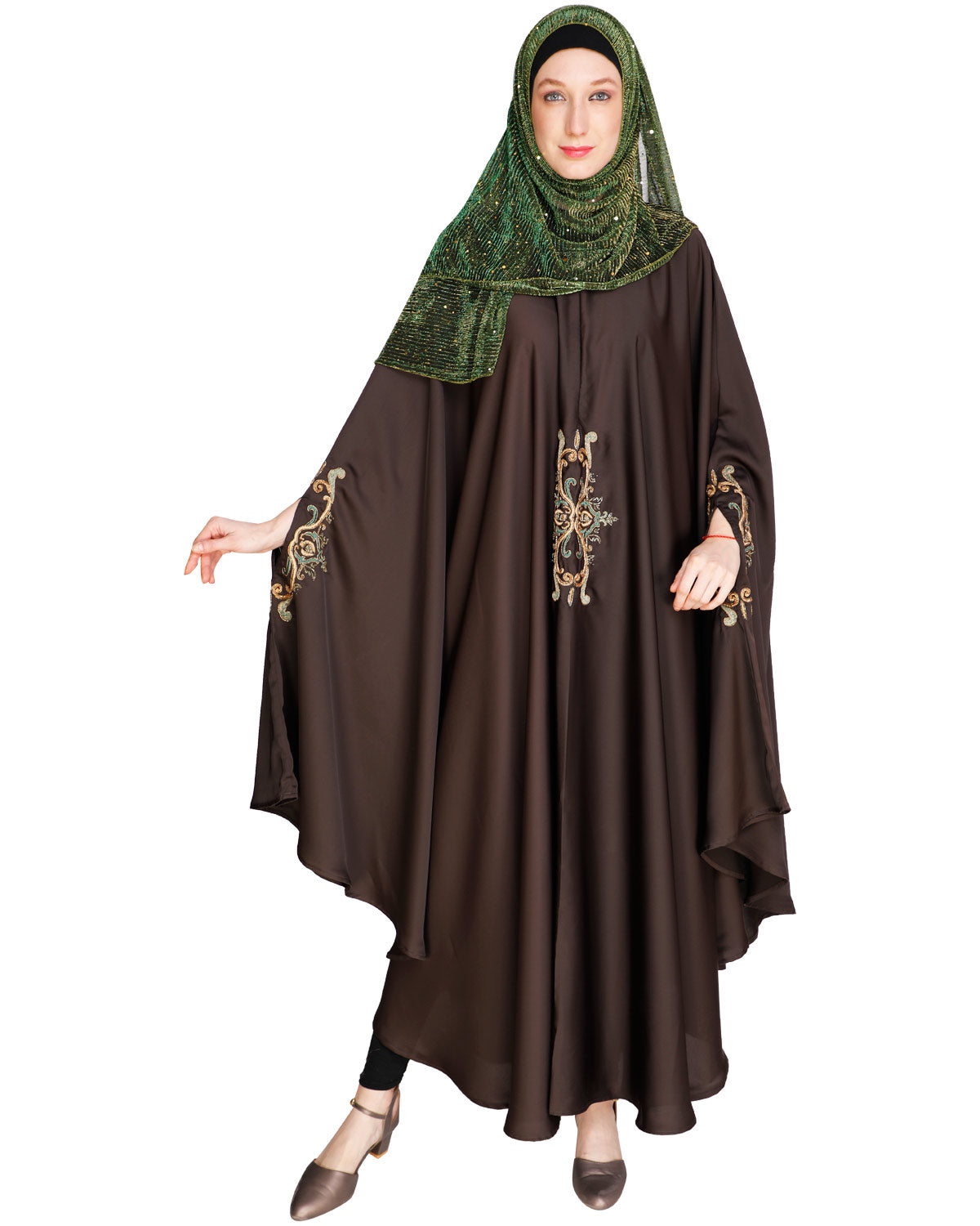 Irani Kaftan Dark Brown One Size