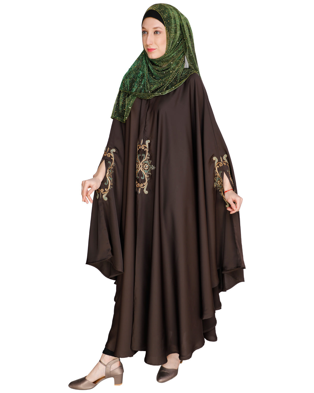 Irani Kaftan Dark Brown One Size