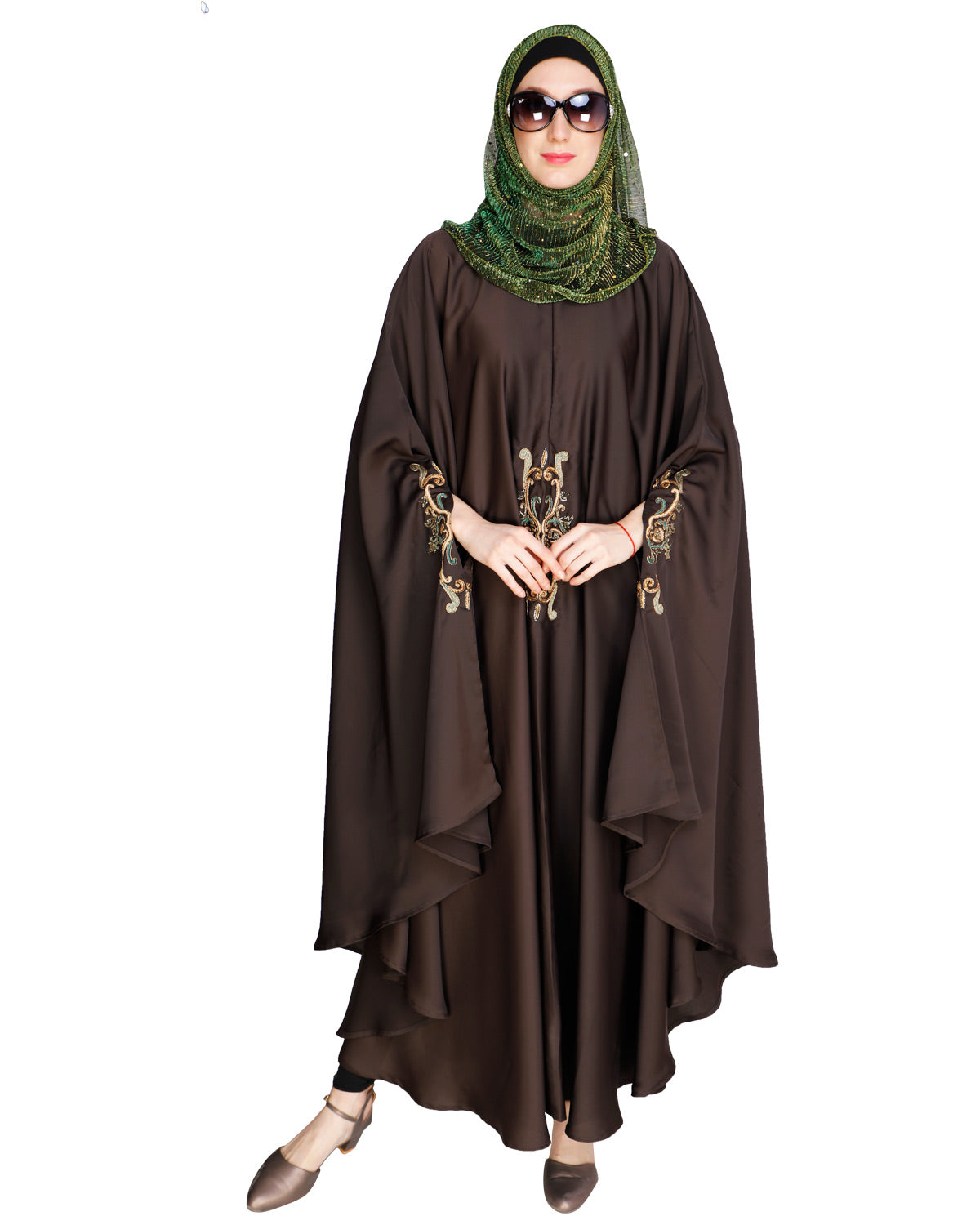 Irani Kaftan Dark Brown One Size