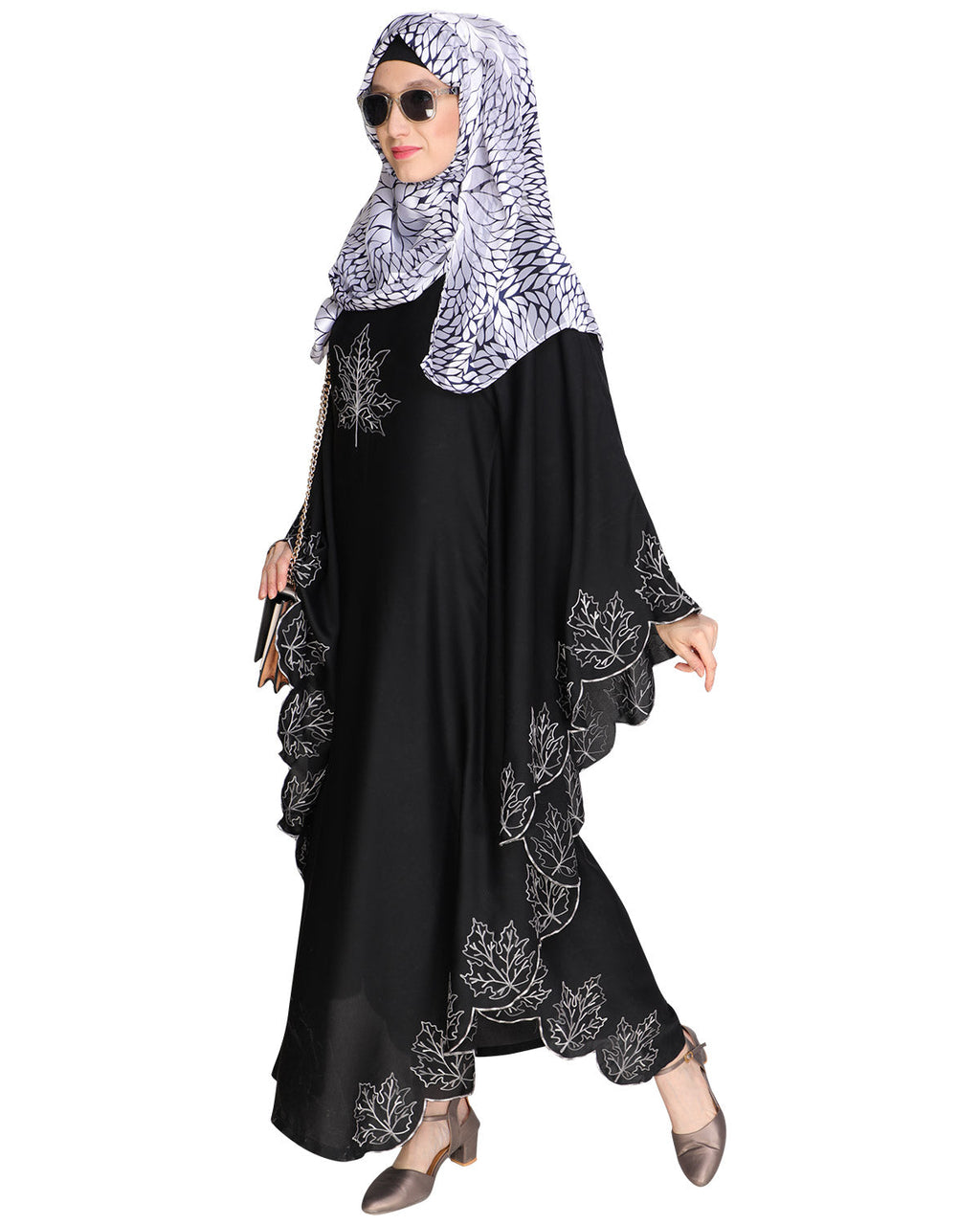 Spring Leaf Beige Kaftan Wine