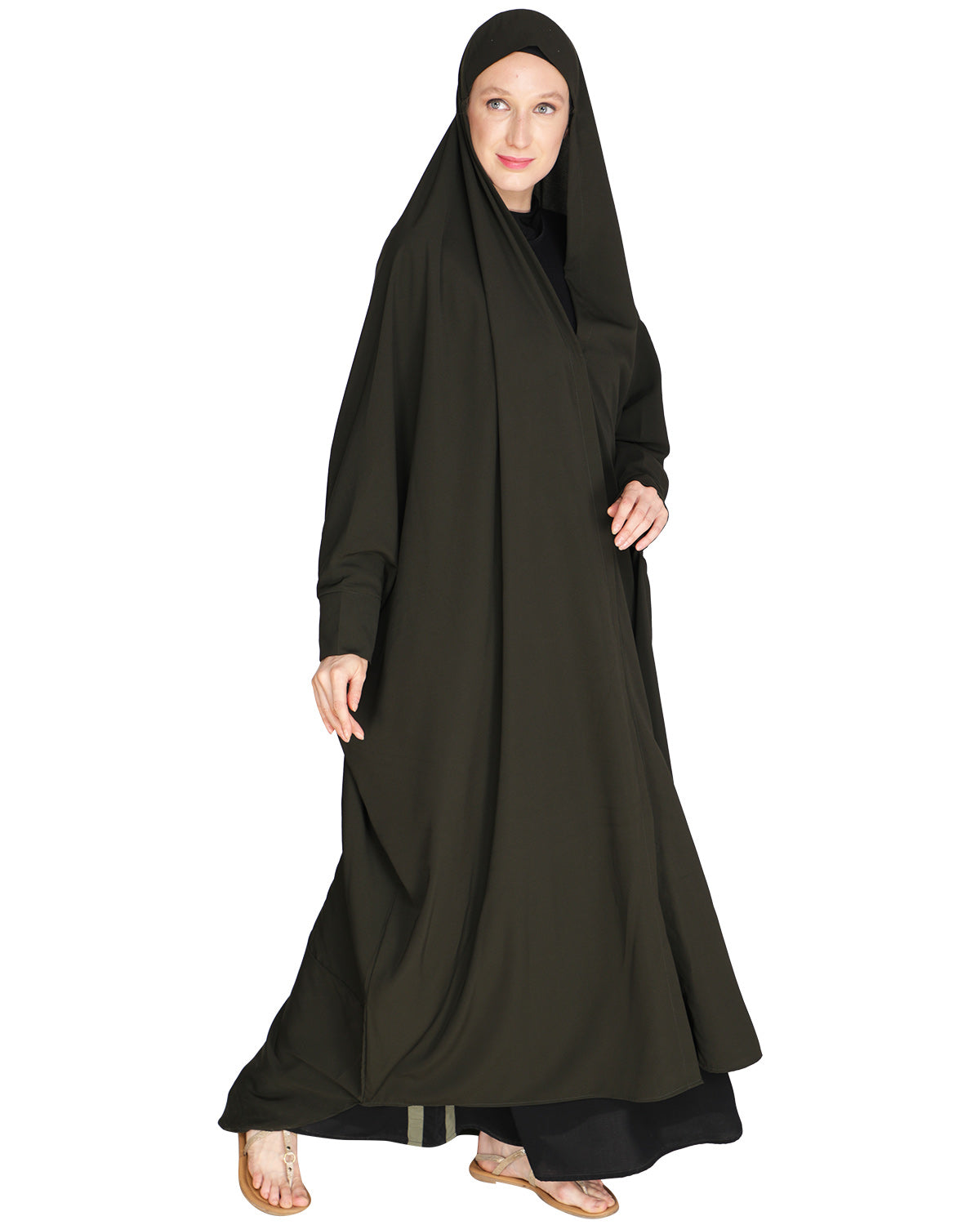 Solid Black Iraqi Chaddar Grey