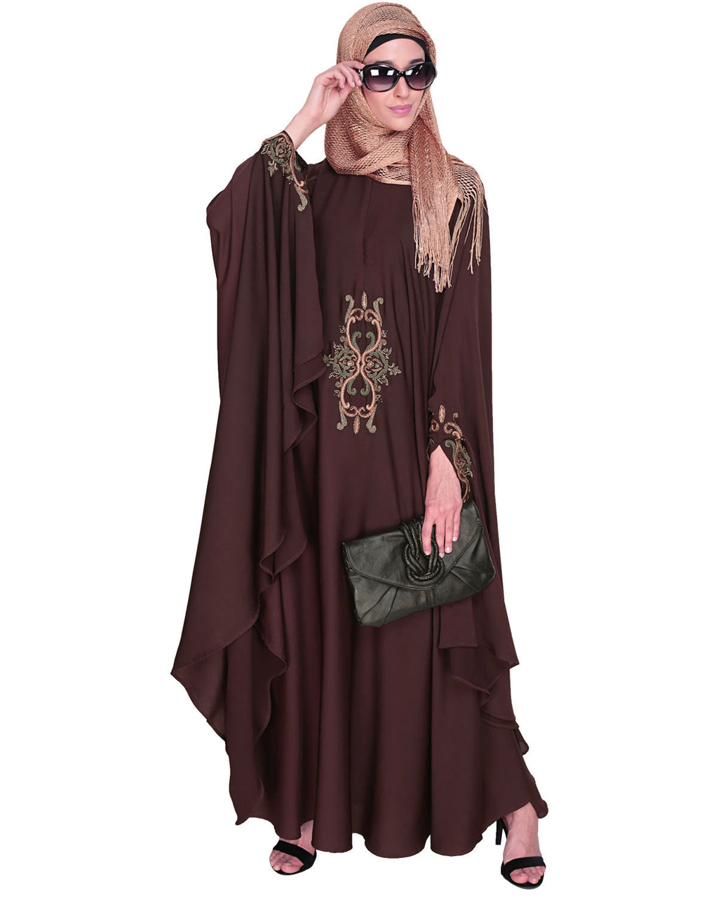 Irani Kaftan Wine One Size