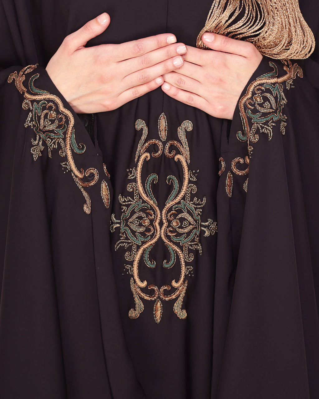 Irani Kaftan Dark Purple One Size