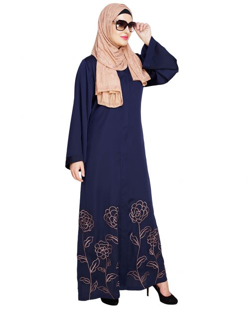 Mesmerising Blue Dubai Style Abaya
