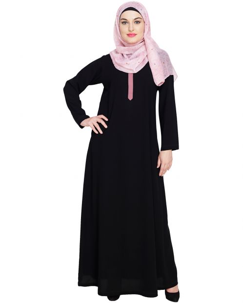 Sober Black Abaya 