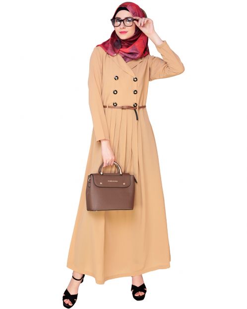 Fawn Coat Style Abaya