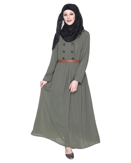 Dead Mint Coat Style Abaya